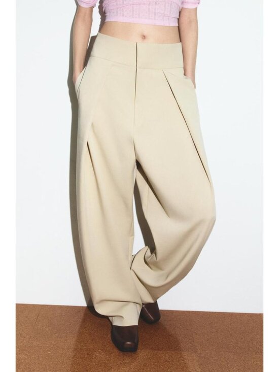 Zara Pants - ZARA PLEATED BALLOON PANTS